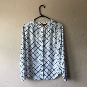 212 Collection button down blouse